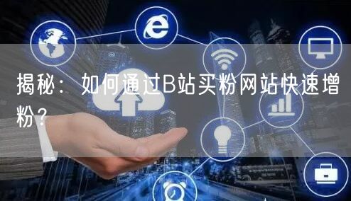 揭秘：如何通过B站买粉网站快速增粉？