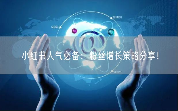 小红书人气必备：粉丝增长策略分享！
