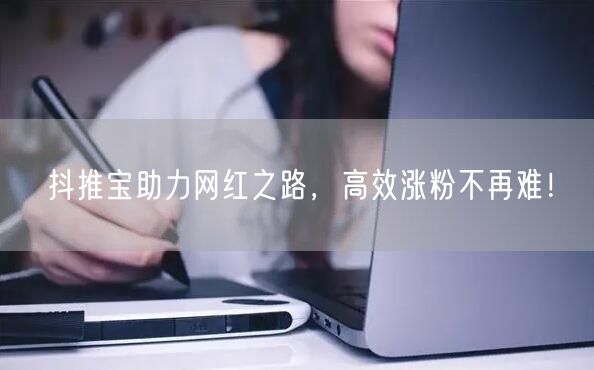 抖推宝助力网红之路，高效涨粉不再难！