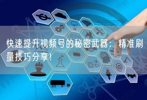 快速提升视频号的秘密武器：精准刷量技巧分享！
