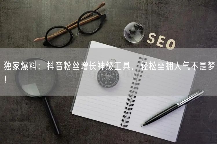 独家爆料：抖音粉丝增长神级工具，轻松坐拥人气不是梦！
