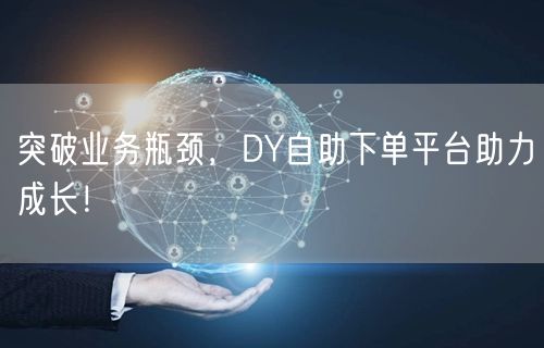 突破业务瓶颈，DY自助下单平台助力成长！